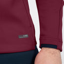 Jas met kap Challenge - kastanje/marine