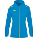 Jas met kap Challenge - JAKO blauw/fluogeel