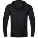 Jas met kap Challenge - zwart/wit