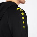 Jas met kap Challenge - zwart/citroen