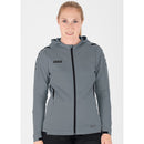 Jacke mit Kapuze Challenge - steingrau/schwarz