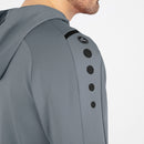 Jacke mit Kapuze Challenge - steingrau/schwarz