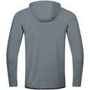 Jacke mit Kapuze Challenge - steingrau/schwarz