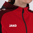 JAKO Jacke mit Kapuze Performance - rot/schwarz