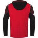 JAKO Jacke mit Kapuze Performance - rot/schwarz