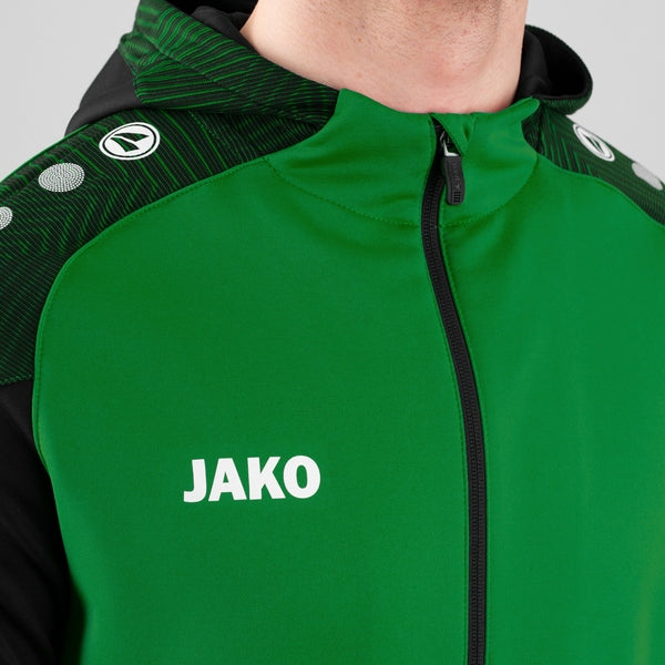 JAKO Jacke mit Kapuze Performance - soft green/black