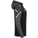 JAKO Jacke mit Kapuze Performance - schwarz/anthra light
