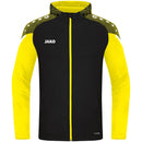 JAKO Jacke mit Kapuze Performance - schwarz/soft yellow