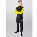 JAKO Jacke mit Kapuze Performance - schwarz/soft yellow