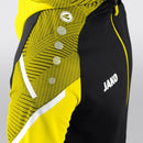 JAKO Jacke mit Kapuze Performance - schwarz/soft yellow