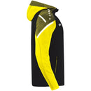 JAKO Jacke mit Kapuze Performance - schwarz/soft yellow