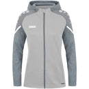 JAKO Jacke mit Kapuze Performance - soft grey/stone grey
