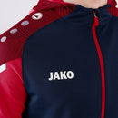 JAKO Jas met kap Performance - marine/rood