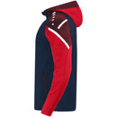 JAKO Jas met kap Performance - marine/rood