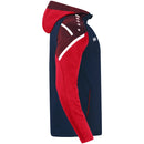 JAKO Jas met kap Performance - marine/rood