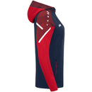 JAKO Jacke mit Kapuze Performance - navy/rot