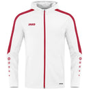 JAKO Jas met kap Power - wit/rood