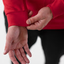 Jacke mit Kapuze Base - rot