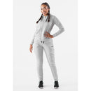 Jas met kap Base - lichtgrijs gemeleerd