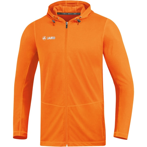 Jas met kap Run 2.0 - fluo oranje