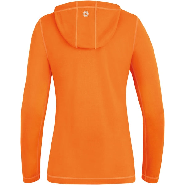 Jas met kap Run 2.0 - fluo oranje