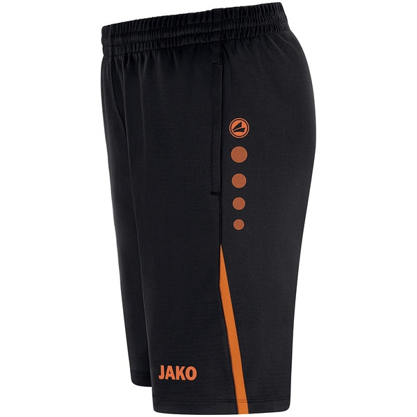 Trainingsshort Challenge - zwart/fluo oranje