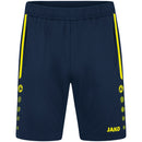 JAKO Trainingshose Allround - navy/fluoreszierend gelb