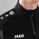 JAKO Ziptop Performance - schwarz/anthra hell