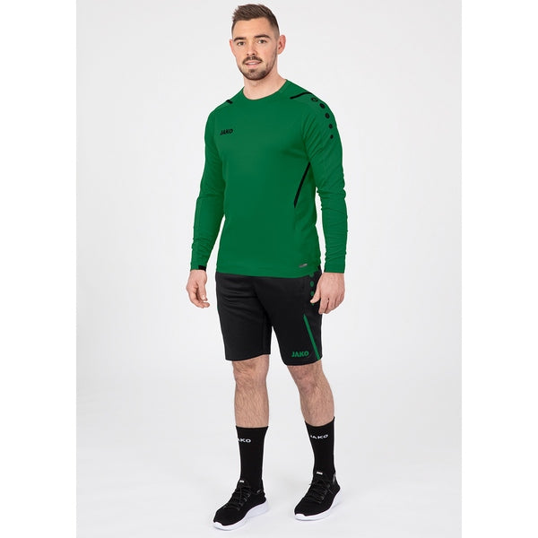 Sweater Challenge - sportgroen/zwart