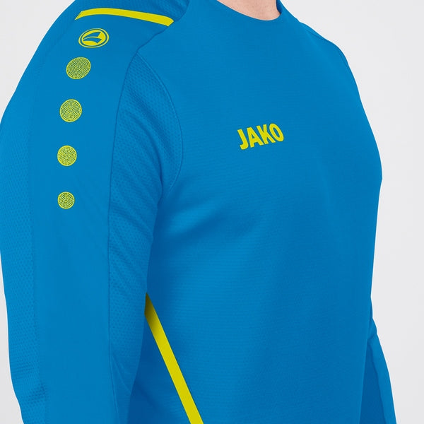 Sweater Challenge - JAKO blauw/fluogeel