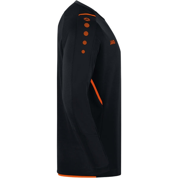 Sweater Challenge - zwart/fluo oranje