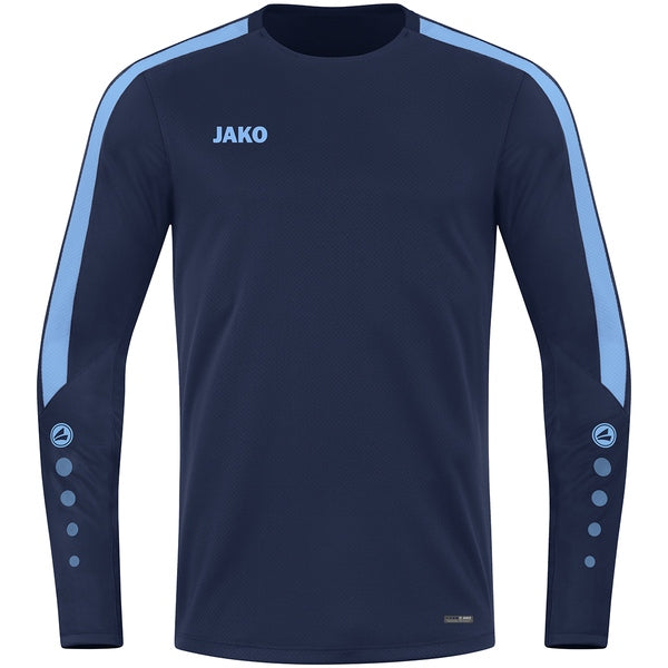 JAKO Sweater Power - marine/hemelsblauw