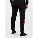 Polyesterbroek Challenge - zwart/fluo oranje