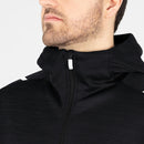 Vrijetijdsvest met kap Challenge - zwart gemeleerd/wit