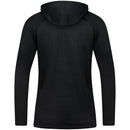 Vrijetijdsvest met kap Challenge - zwart gemeleerd/wit