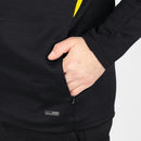 Vrijetijdsvest met kap Challenge - zwart gemeleerd/citroen