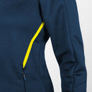 Vrijetijdsvest met kap Challenge - marine gemeleerd/fluogeel