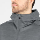 Vrijetijdsvest met kap Challenge - steengrijs gemeleer/zwart