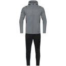 Vrijetijdsvest met kap Challenge - steengrijs gemeleer/zwart