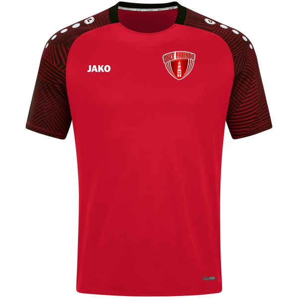 JAKO T-Shirt Performance - rot/schwarz